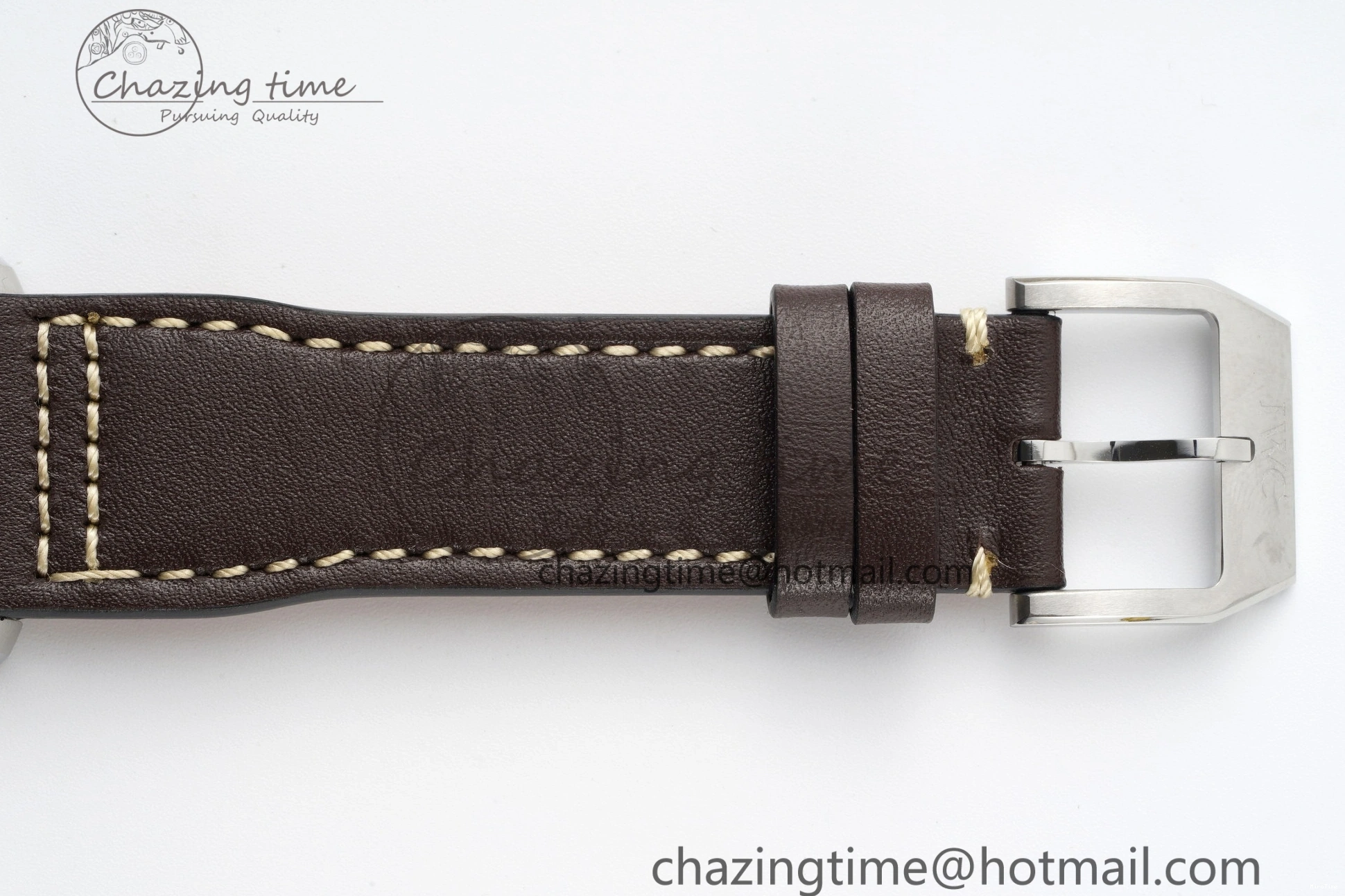 MIROTIME 1222 Thermal Pilot Chrono SS AZF 1:1 Best Edition Brown Dial on Brown Leather Strap A 7062